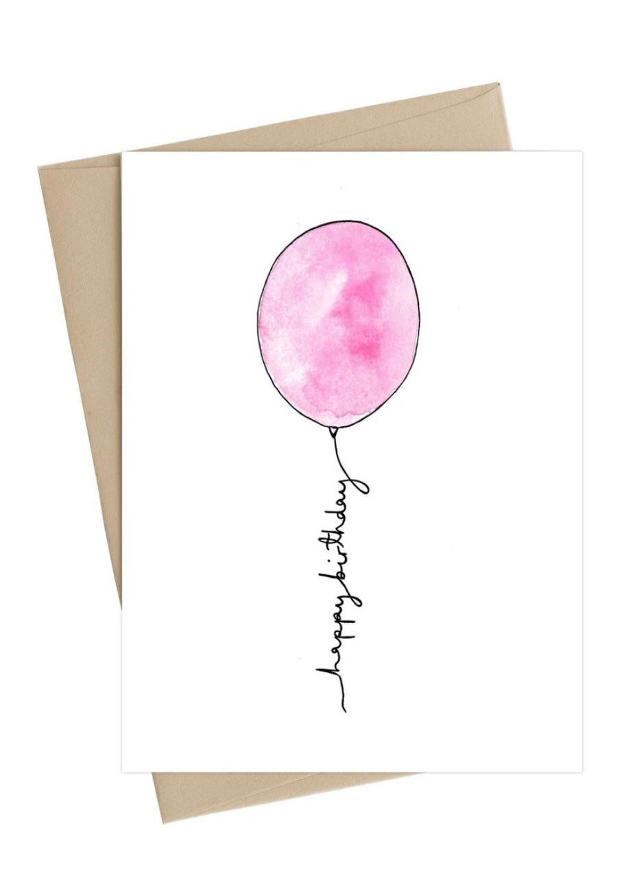 Birthday Balloon Card