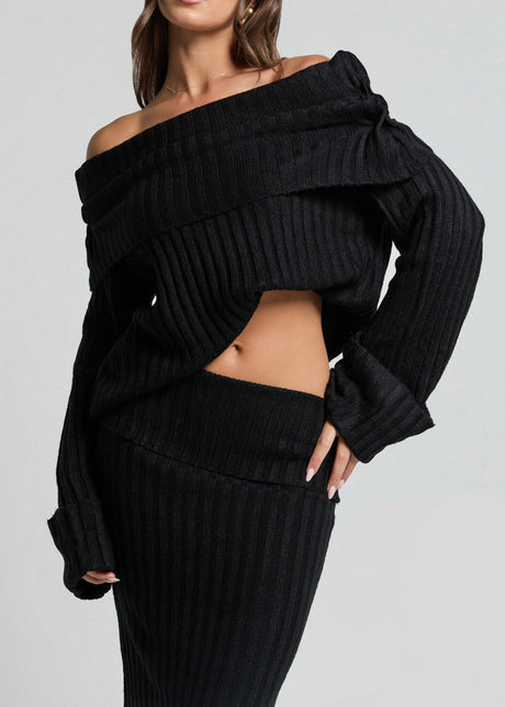 Brooks Off Shoulder Jumper