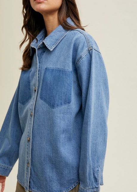 Juno Denim Top