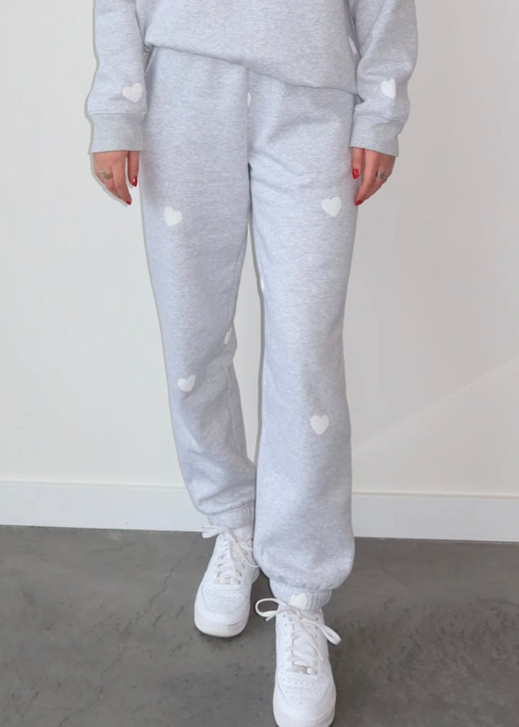 All Over Heart Oversized Jogger