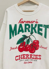 Farmer's Market Cherries Sweatshirt