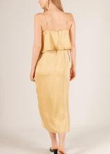 Butter Yellow Wrap Dress