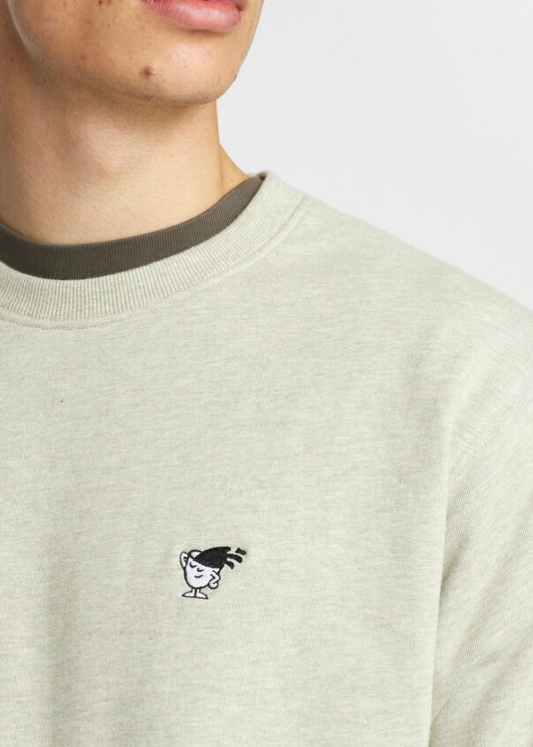 Coffee Embroidered Sweatshirt