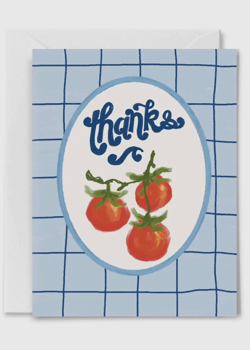 Tomato Thanks Card