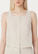 The Shell Linen Top