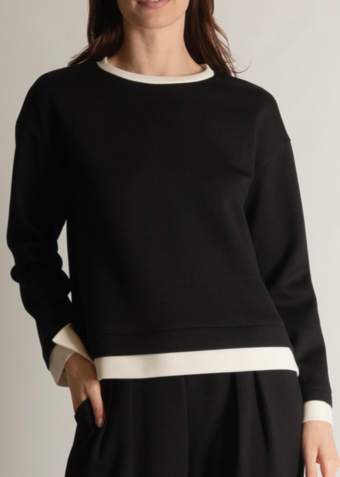 Annie Modal Contrast Sweater