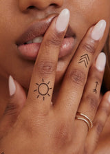 Finger Tats Temporary Tattoo Pack