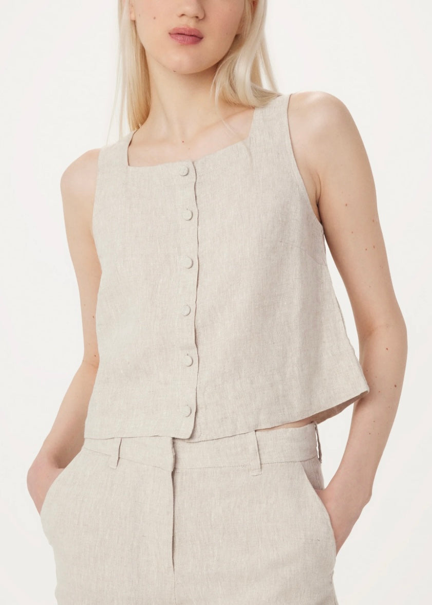 The Shell Linen Top