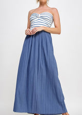 Low Tide Strapless Dress