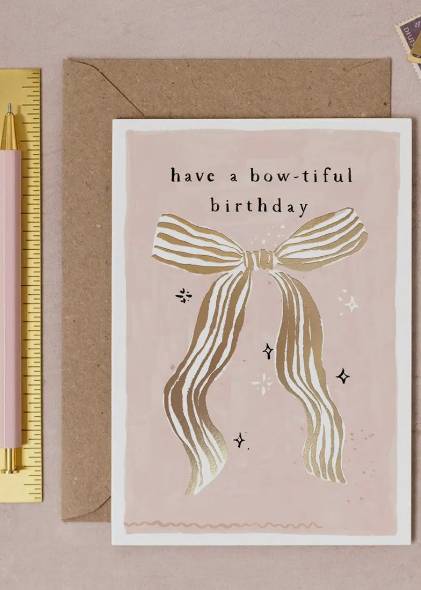 Birthday Bow Card