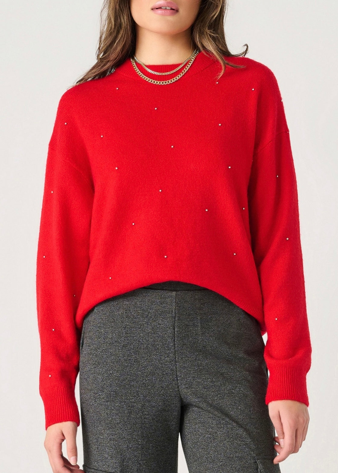 Pearl Embellished Sweater