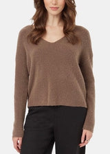 Highline Fuzzy V-Neck Sweater