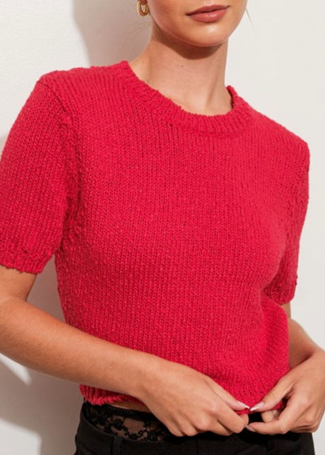 Boucle Knit Top