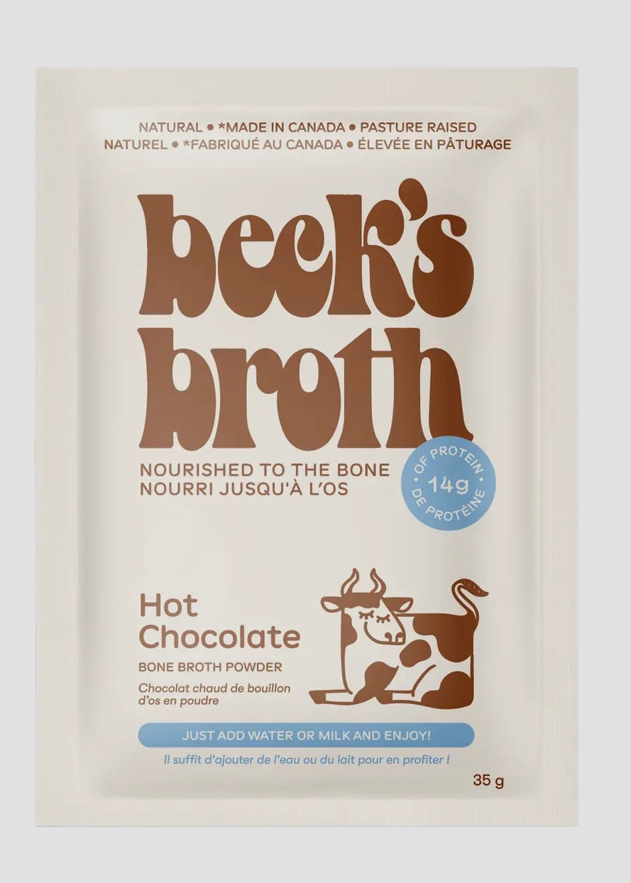 Beck's Protein Bone Broth Hot Chocolate Powder