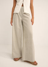 Valley Stripe Wide Leg Pant