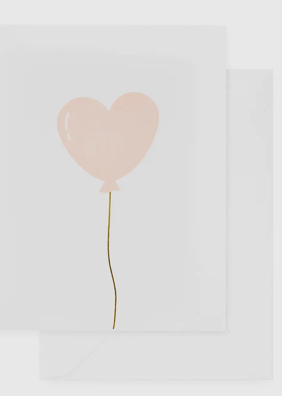 Heart Balloon Card