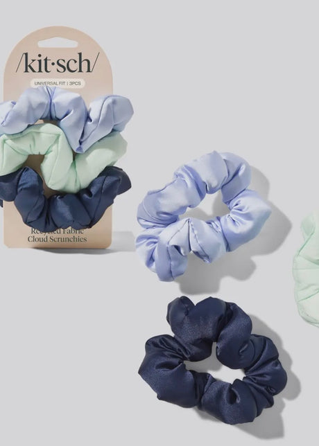 Cloud Scrunchies 3pc Set - Garden Bouquet