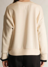 Benny Contrast Sleeve Sweater