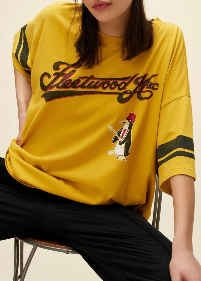 Fleetwood Mac Penguin Baseball Top