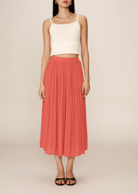 Plisse Pleated Skirt