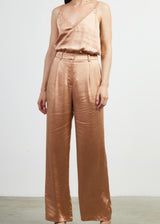 Caramel Latte Satin Pant