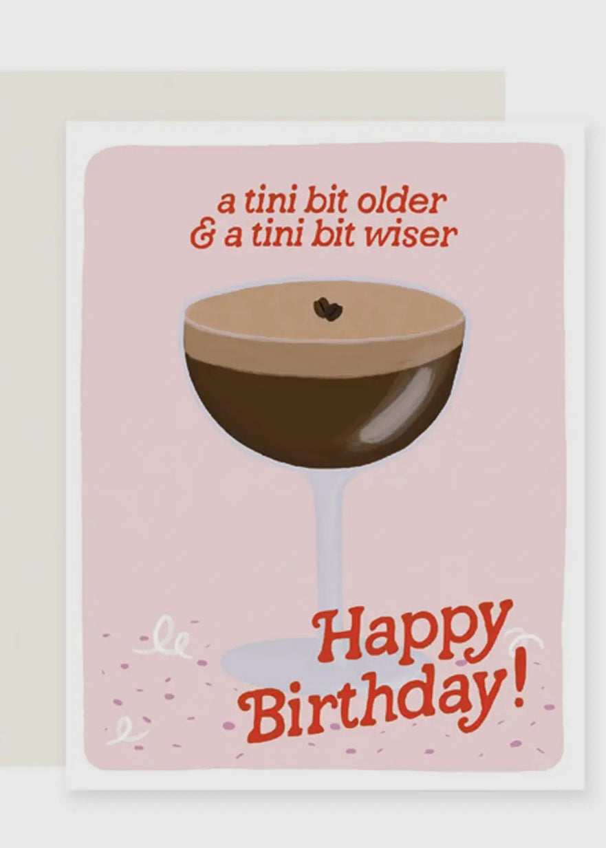 Espresso Tini Bit Older Card