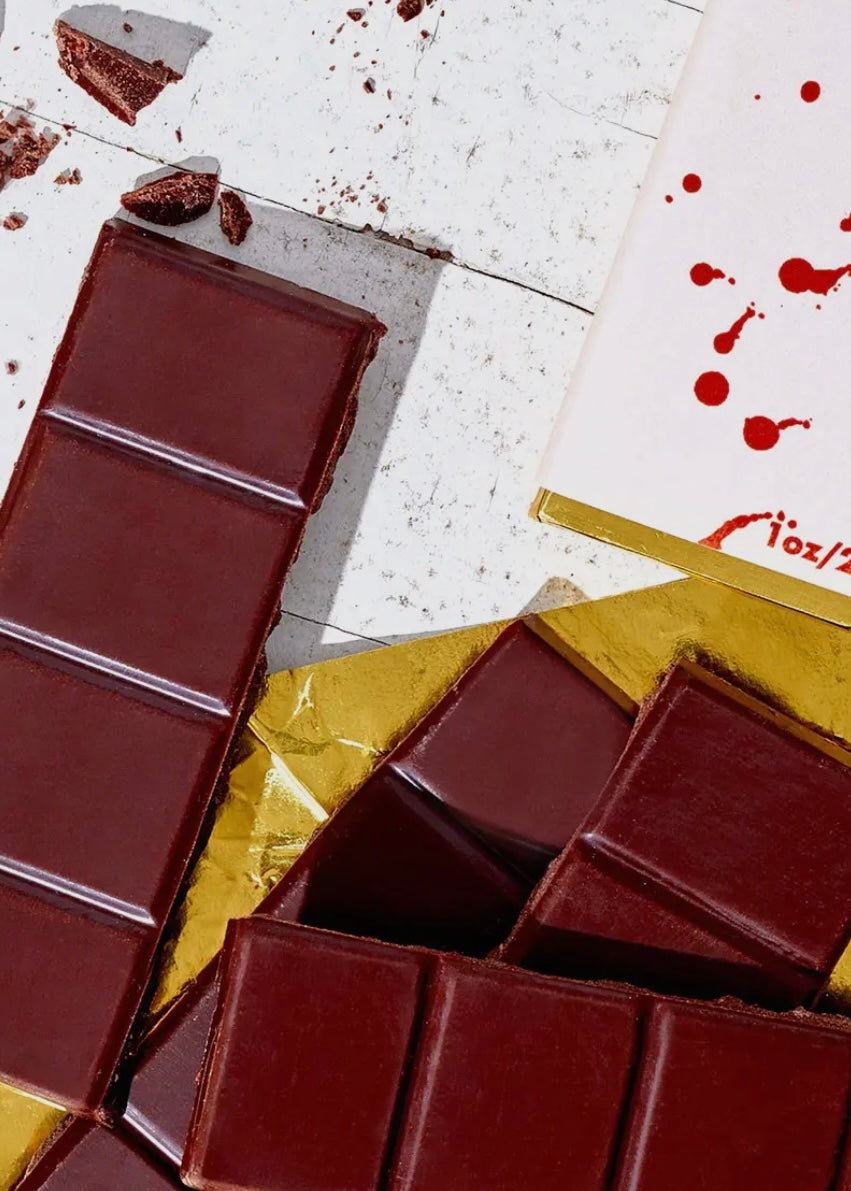 Red Heart Sea Salt Chocolate Bar