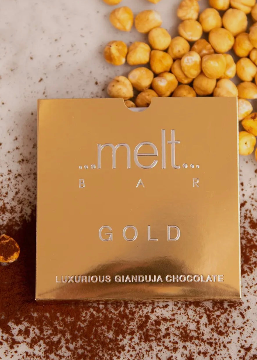 Gold Gianduja Chocolate Bar