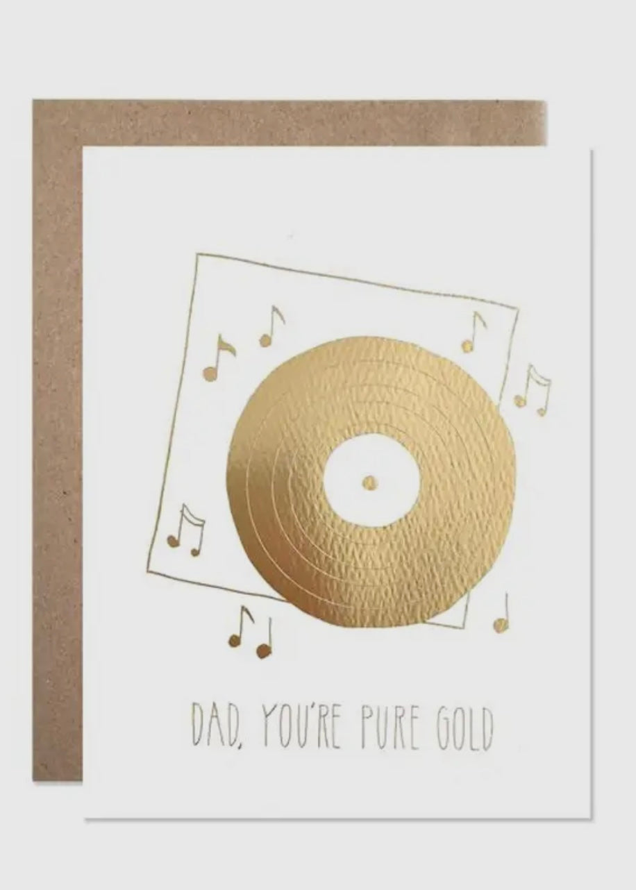 Pure Gold Dad Card