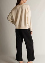 Benny Contrast Sleeve Sweater