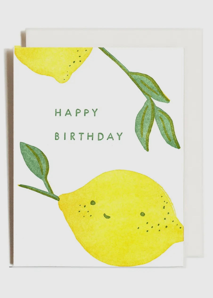 Happy Birthday Lemons Card