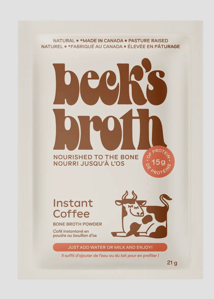 Beck's Protein Bone Broth Instant Coffee Powder