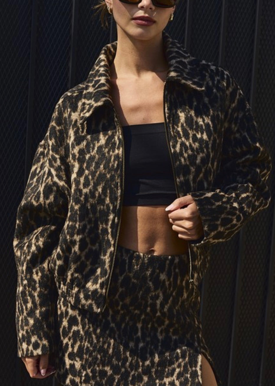 Georgia Leopard Jacket