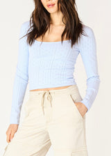 Scoopneck Pointelle Sweater