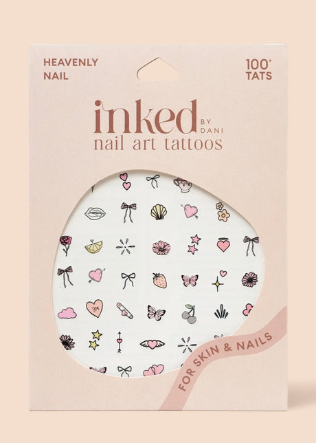 Nail Art Temporary Tattoo Pack