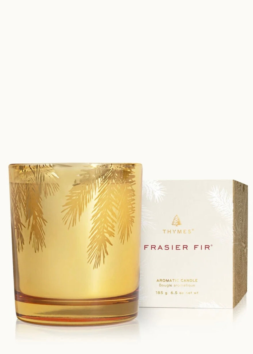 Frasier Fir Gilded Gold Poured Candle