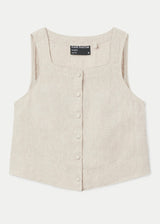 The Shell Linen Top