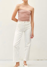 Dusty Rose Ruched Top