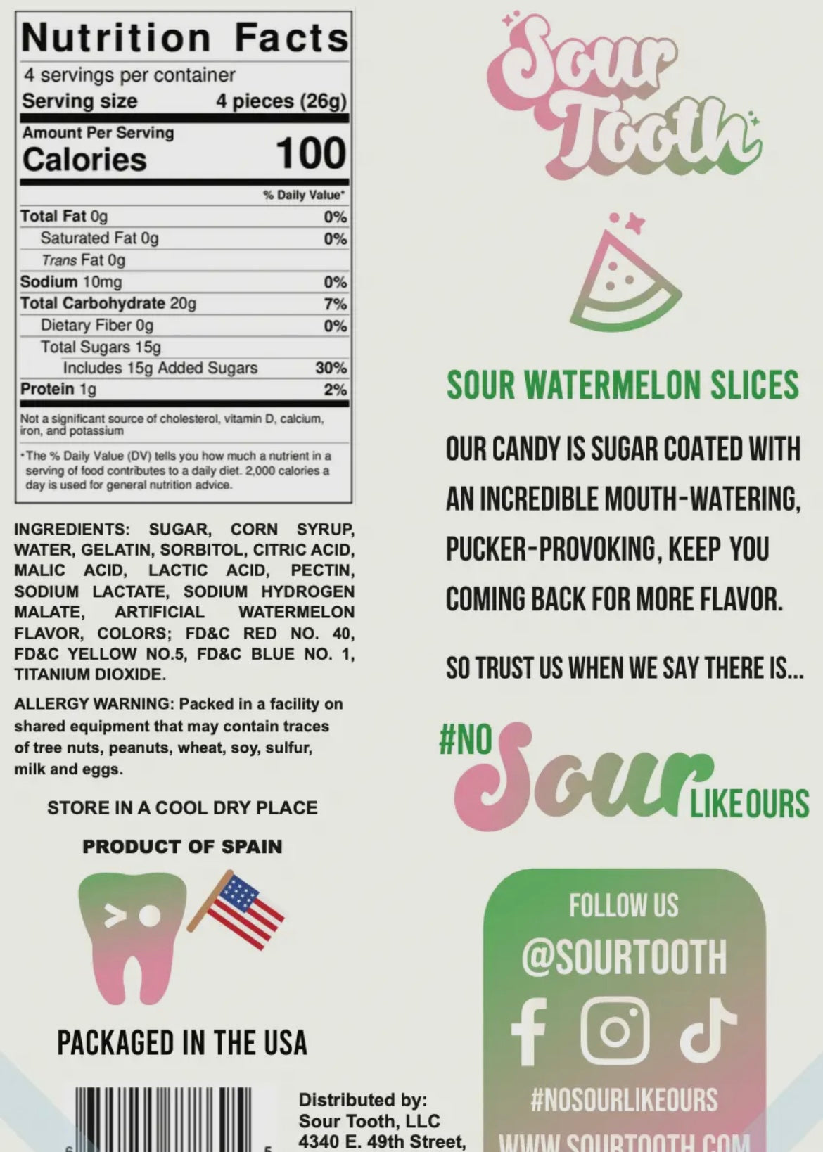 Sour Watermelon Slices