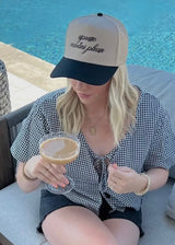 Embroidered 'Espresso Martini Please' Trucker Hat