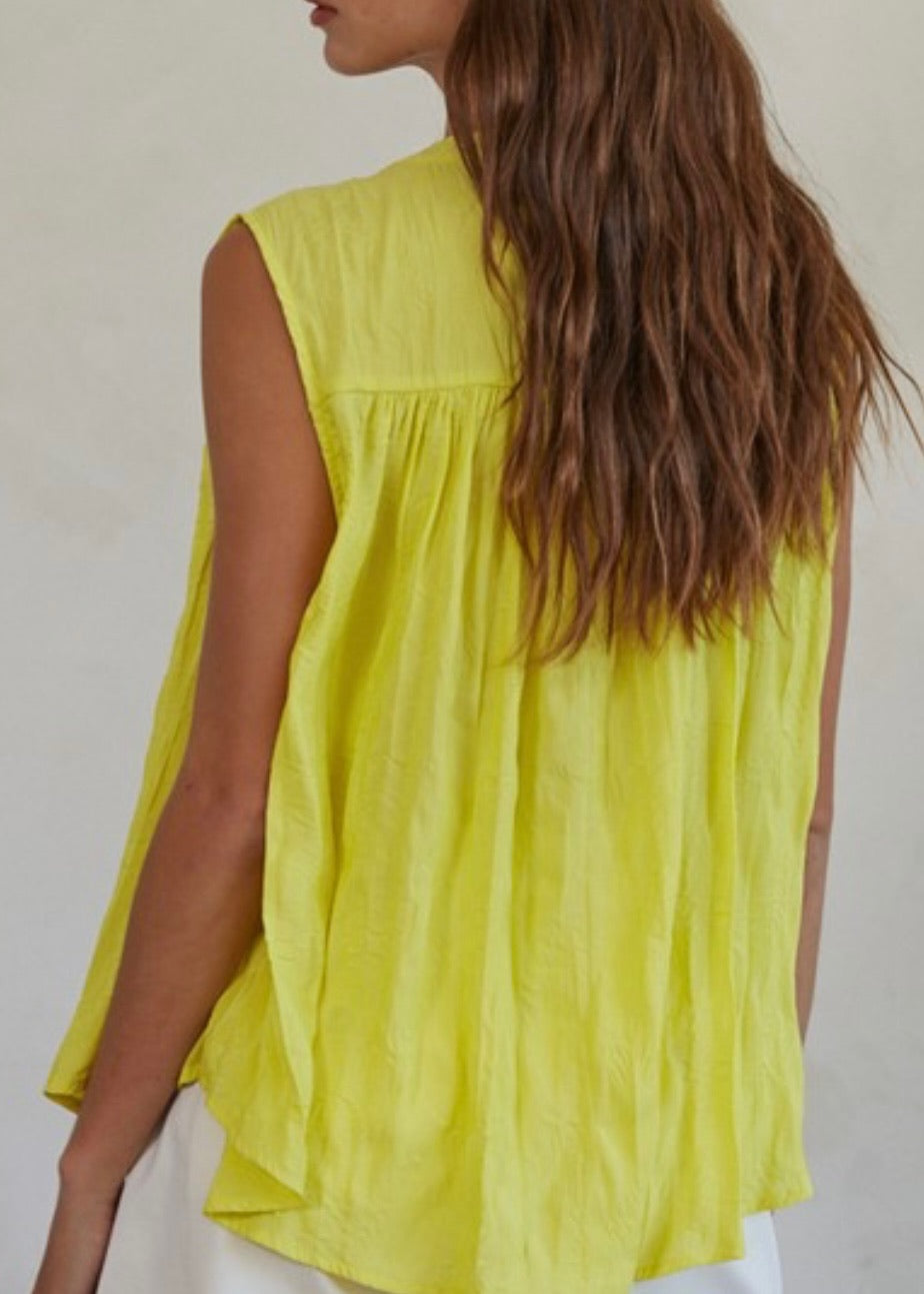 Sunshine Sleeveless Top