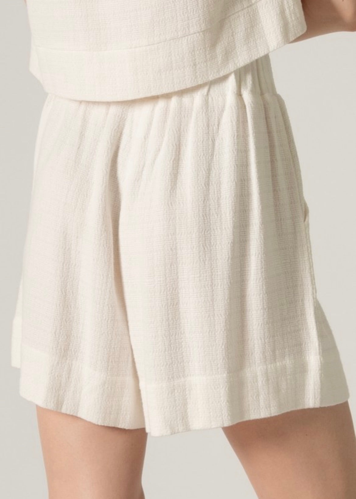 Linen High Waisted Shorts