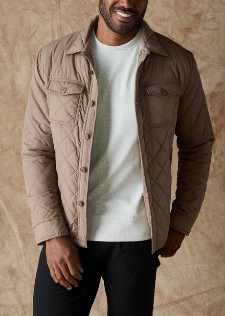 Quilted Sherpa Lined Shacket