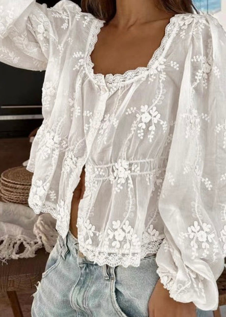 Clara Embroidery Top