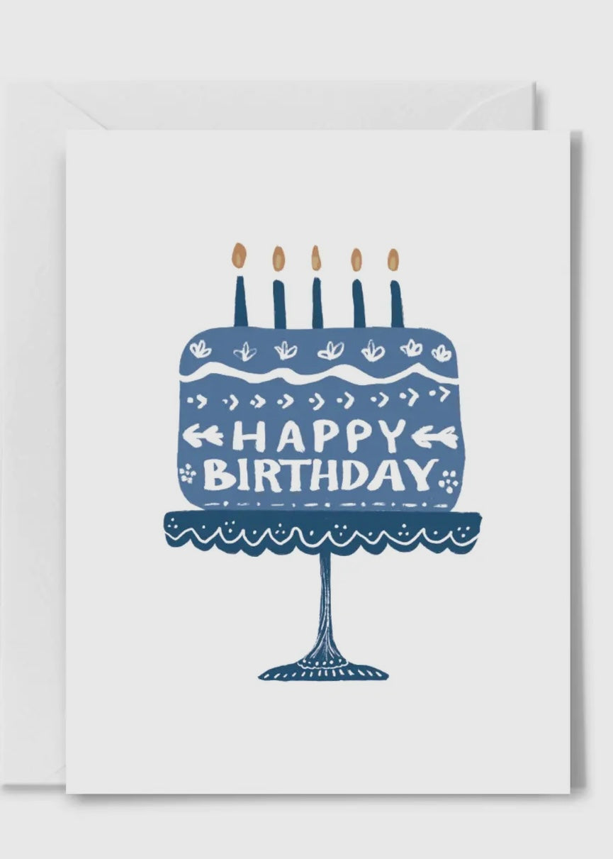 Happy Birthday Cake Card