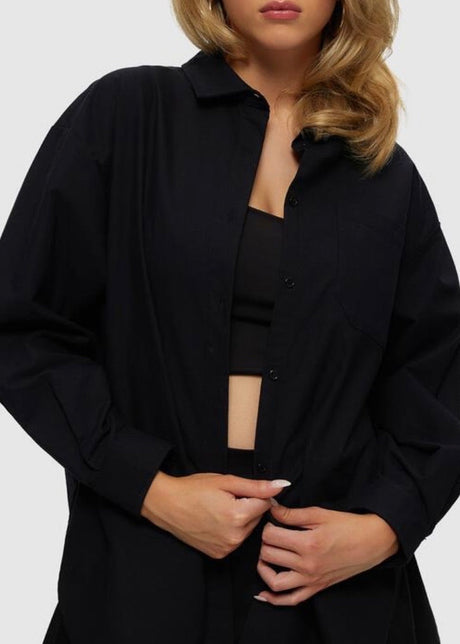 Oxford Blouse in Black