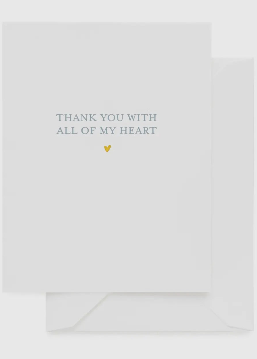 With All My Heart Card