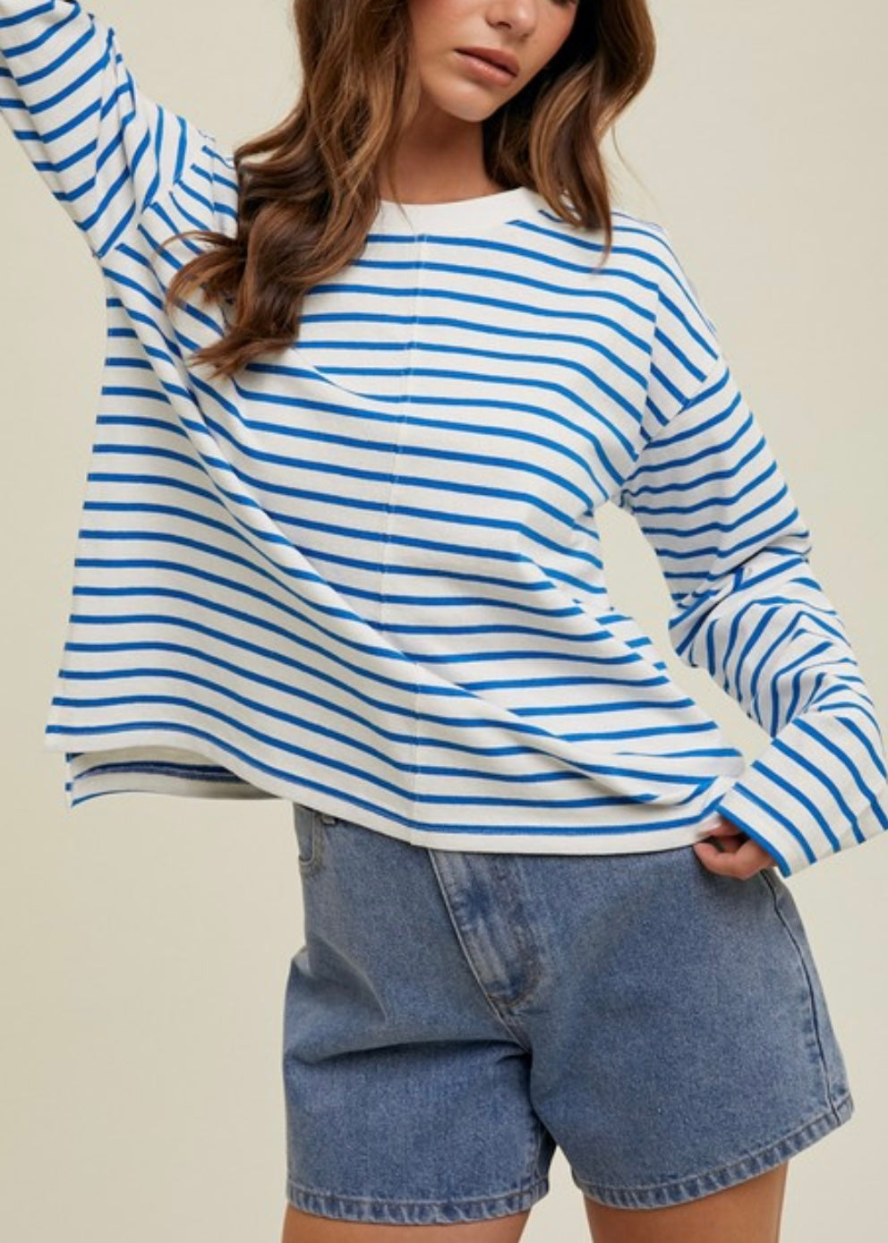 Saylor Striped Longsleeve Tee