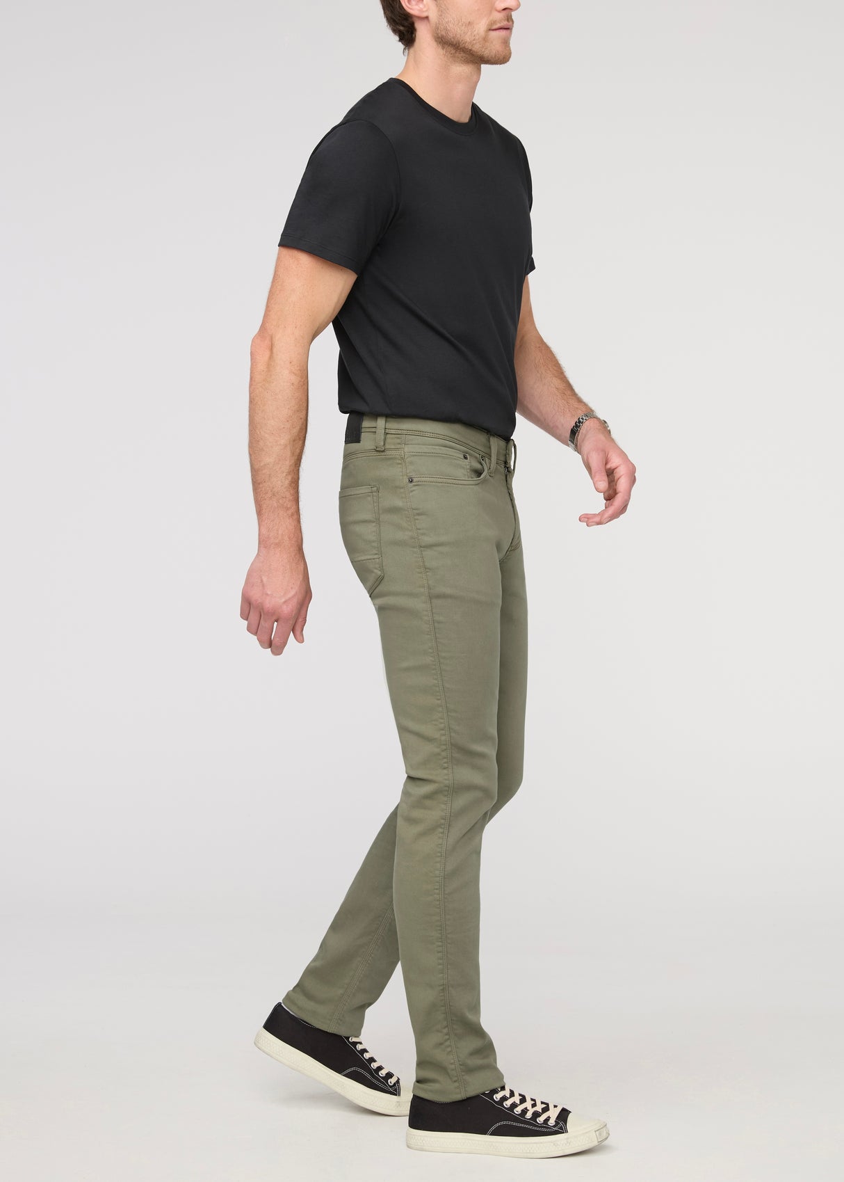 No Sweat Slim Pant in Light Fern