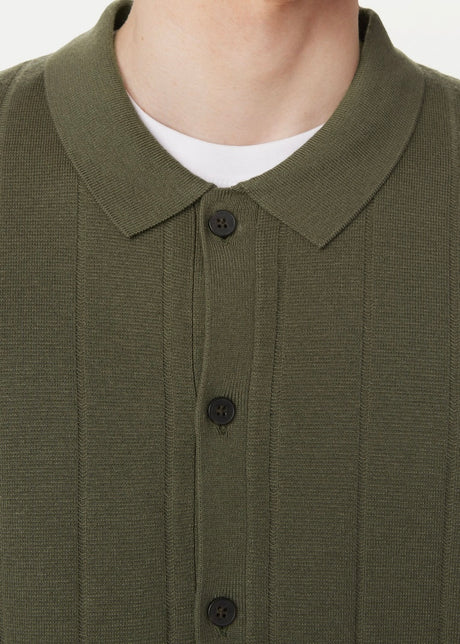 The Knit Button Up Polo